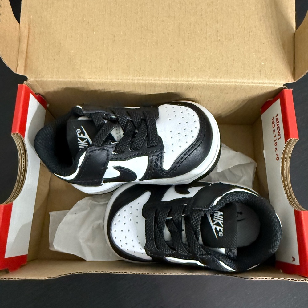 Nike Toddler Dunk Low Td Black/White